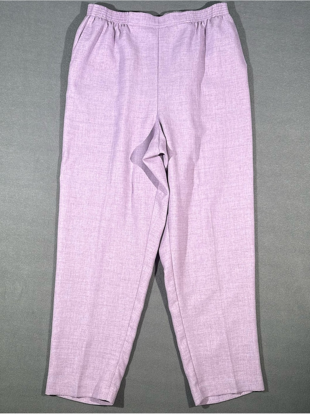 Alfred Dunner Lavender Elastic Waist Pull-On Pants Women’s Size 16